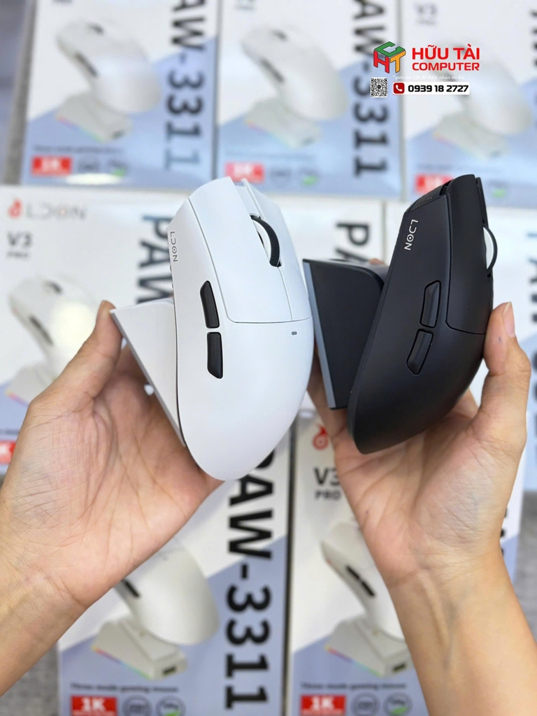 Chuột gaming Magic LDON V3 PRO 3 Mode Dock sạc