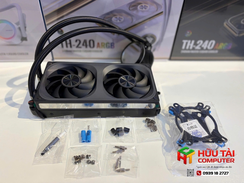 TẢN NHIỆT NƯỚC AIO JONSBO TH-240 BLACK/WHITE
