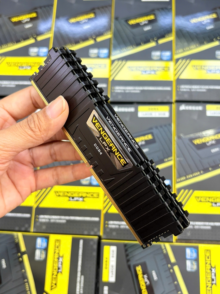 Ram Corsair Vengeance LPX 8GB (1x8GB) DDR4 3200MHz Black