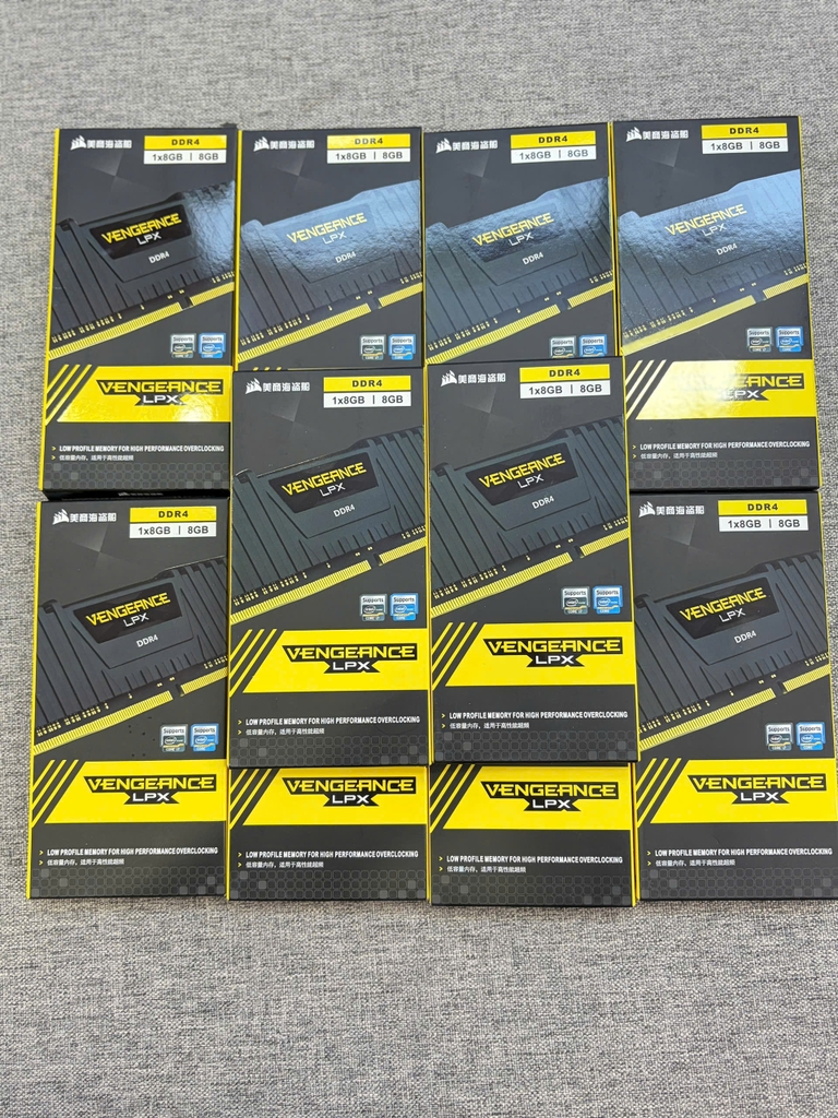 Ram Corsair Vengeance LPX 8GB (1x8GB) DDR4 3200MHz Black