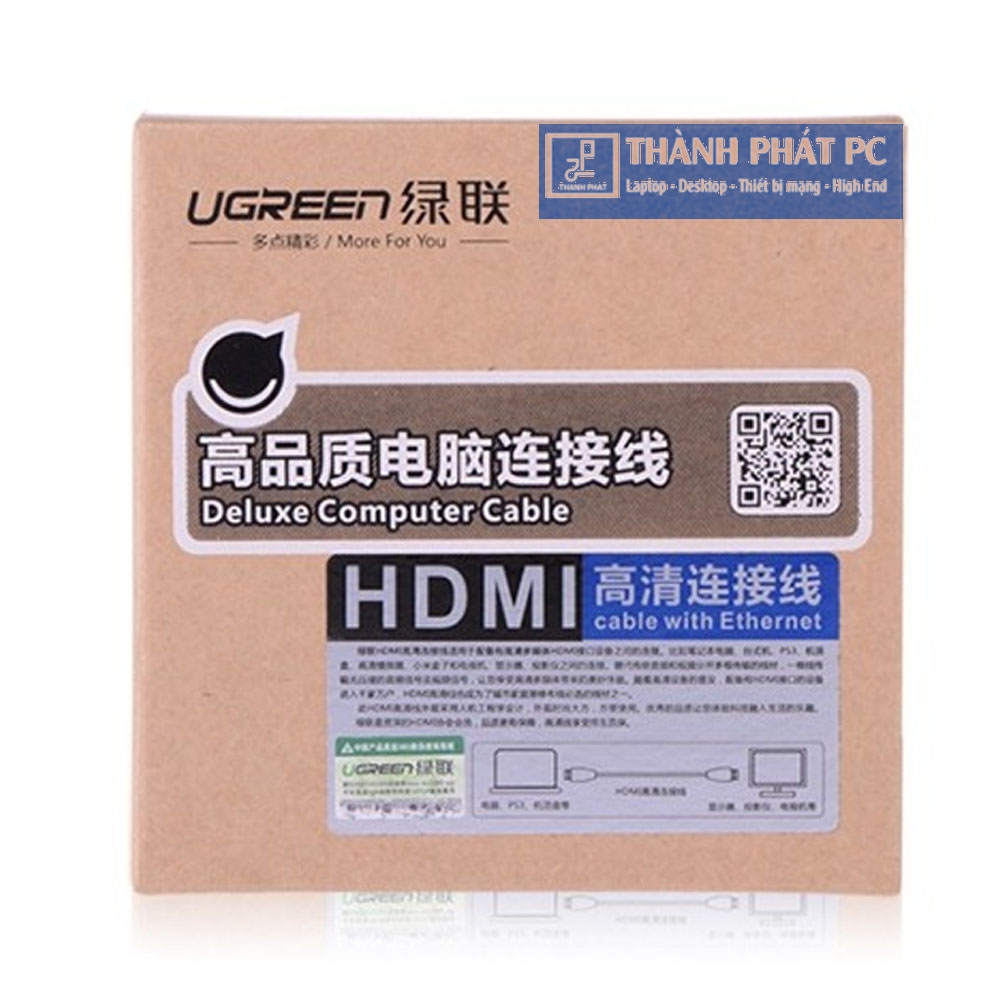 Cáp HDMI 1.4 vỏ bọc kim loại 4K dài 12m Ugreen 10297