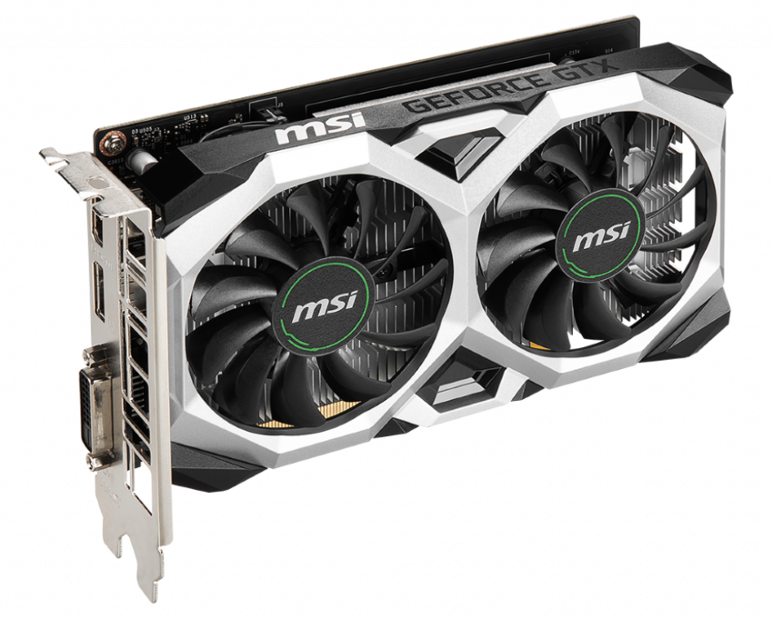 VGA MSI GTX 1650 D6 VENTUS XS 4G OCV1 (4GB GDDR6, 128-BIT, DVI+HDMI+DP)