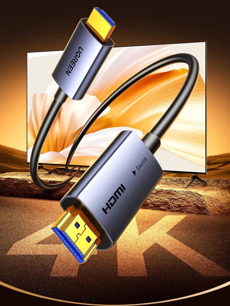 Cáp HDMI 2.0 sợi quang AOC dài 80m 4K@60Hz Ugreen 45511