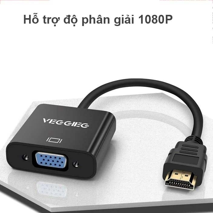 Bộ chuyển đổi VegGieg HDMI sang VGA V-Z612