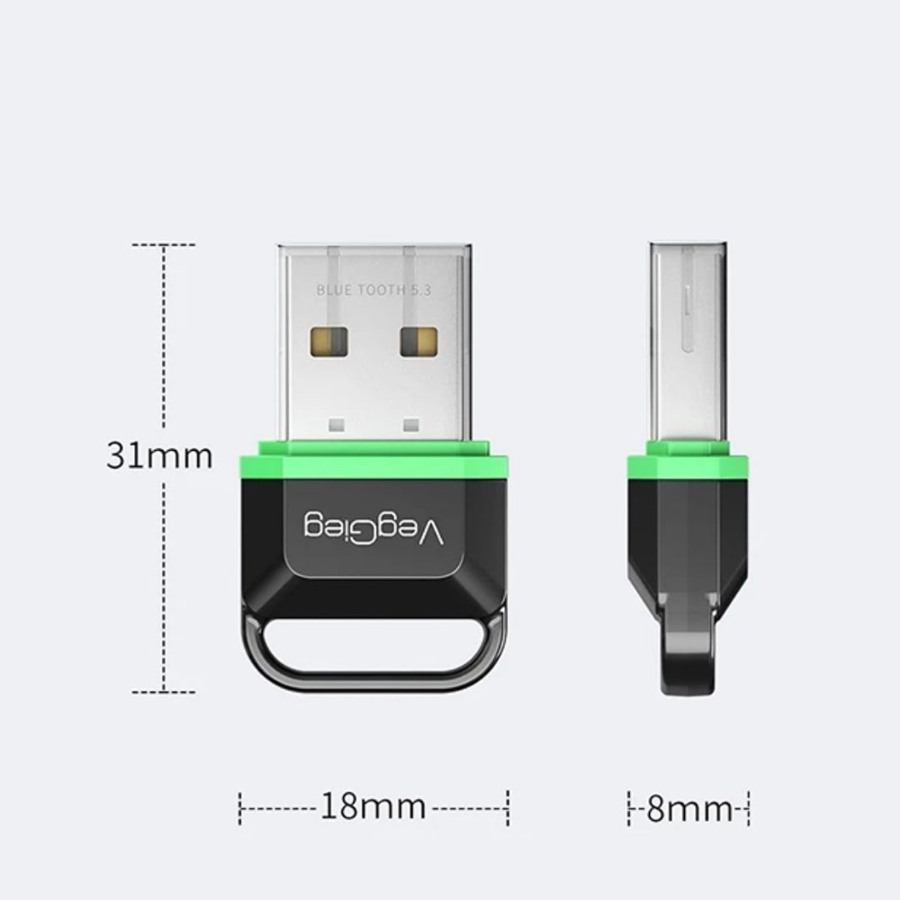 USB thu Bluetooth 5.3 VegGieg V-UB503