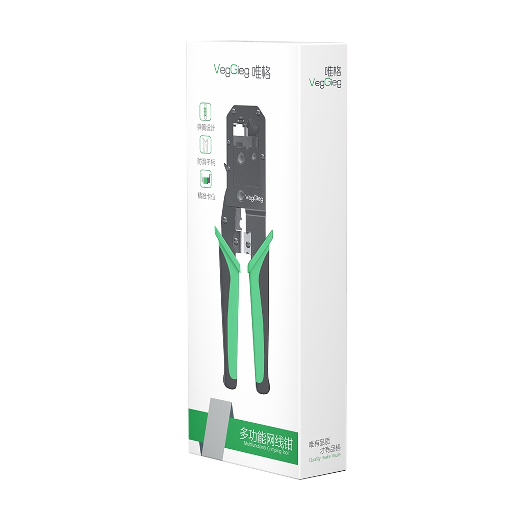 Kìm bấm mạng RJ45 Cat5 Cat6 Chuyên Dụng VegGieg V-E103