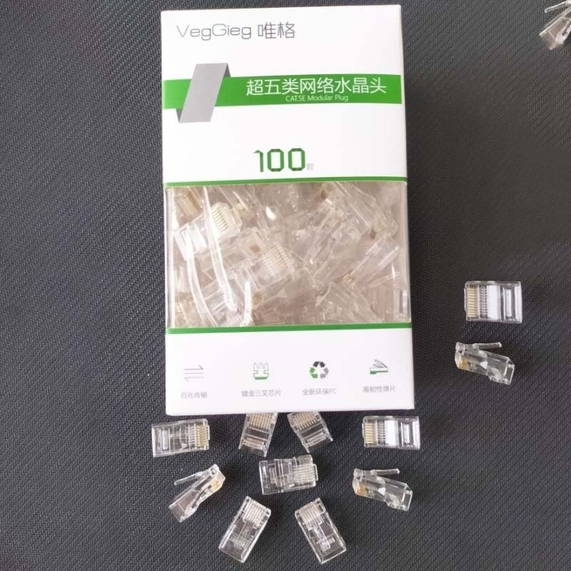 Hạt mạng RJ45 CAT5 VegGieg V-E003