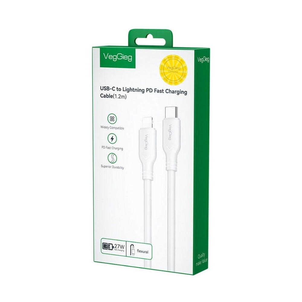Cáp Sạc Nhanh VegGieg USB-C sang Lightning cho iPhone V-M001L
