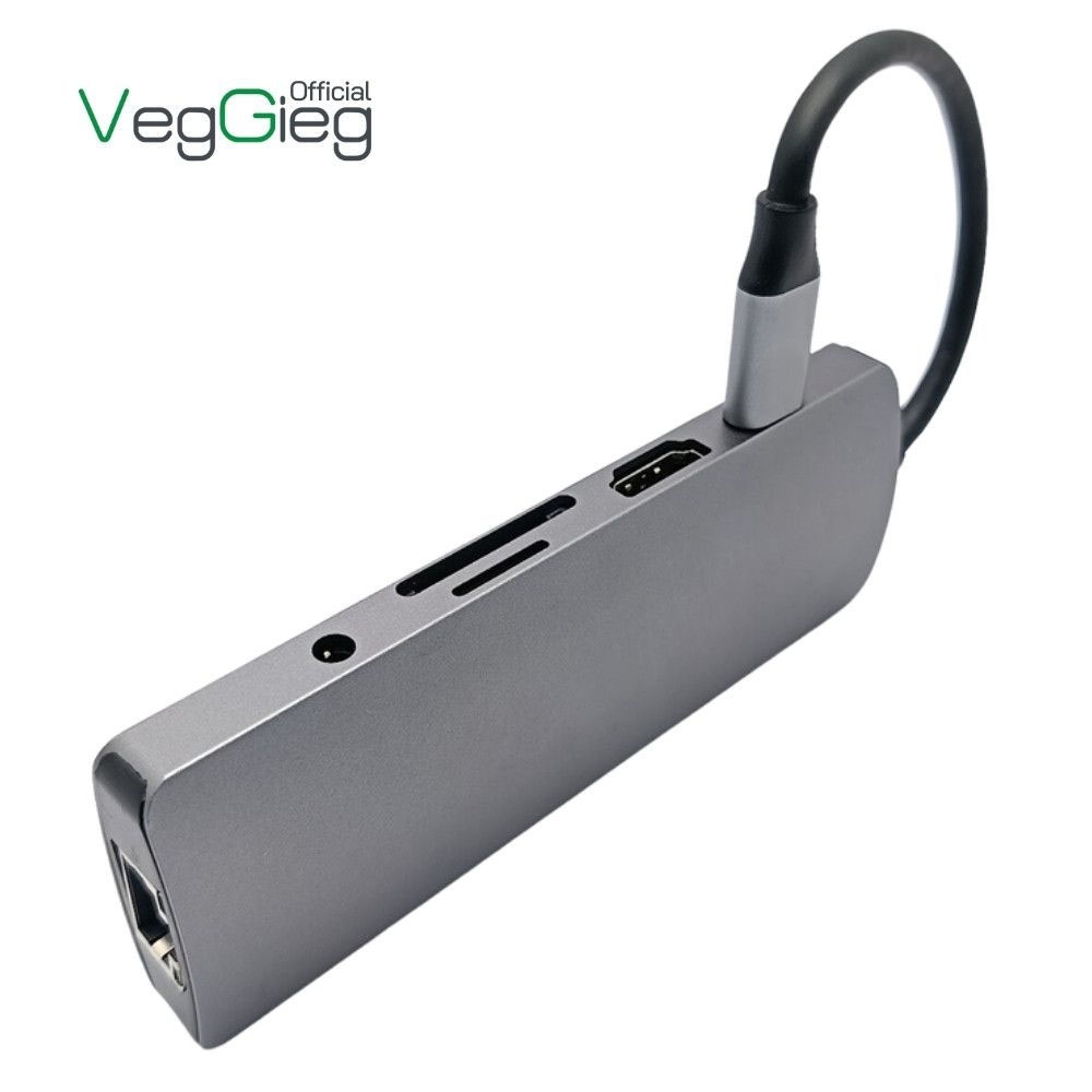 HUB chuyển đổi VegGieg Type C - 10 in 1 V-TC10R