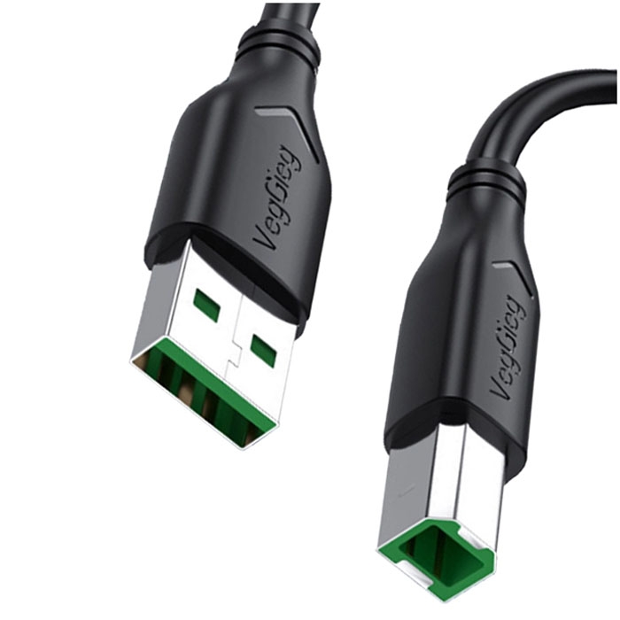 Cáp máy in USB 2.0 VegGieg V-U205 (1,5 - 10m)