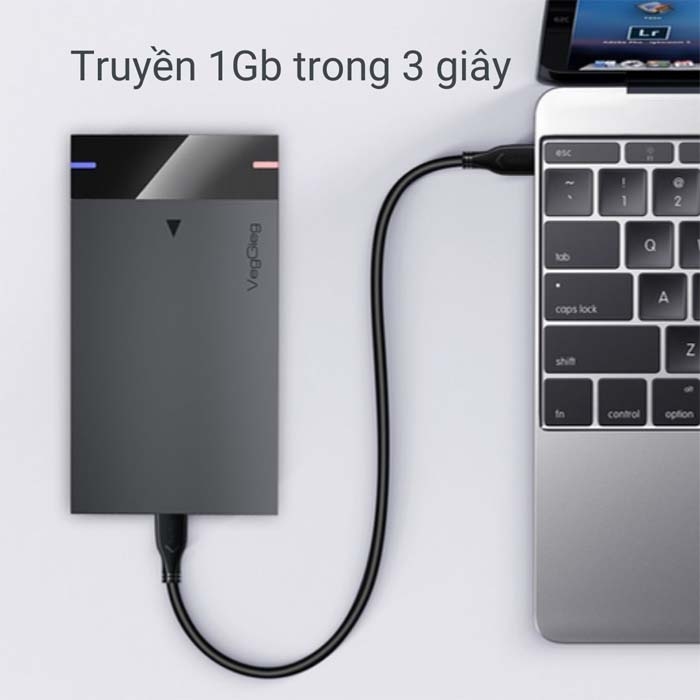 Cáp dữ liệu ổ cứng di động A-MircoB sang USB 3.0 VegGieg V-U318