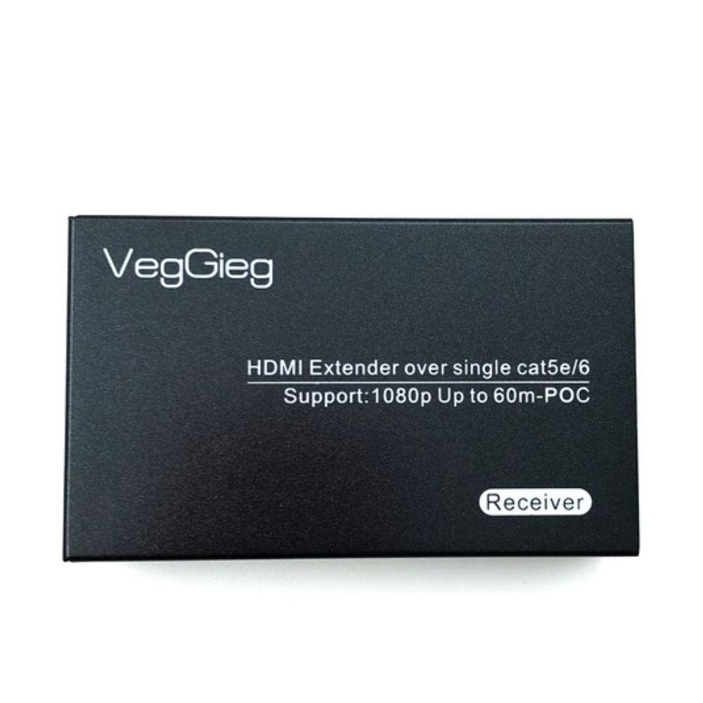 Bộ nối dài HDMI qua Lan (60m) VegGieg V-HD60