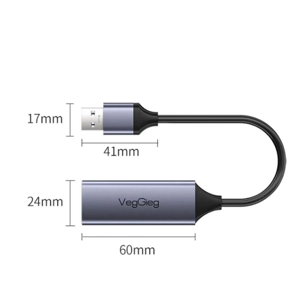 Cáp Chuyển USB 3.0 sang LAN VegGieg V-K306