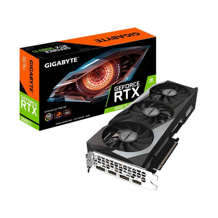 VGA Gigabyte Nvidia RTX 3060 Ti Gaming Oc Pro 8G