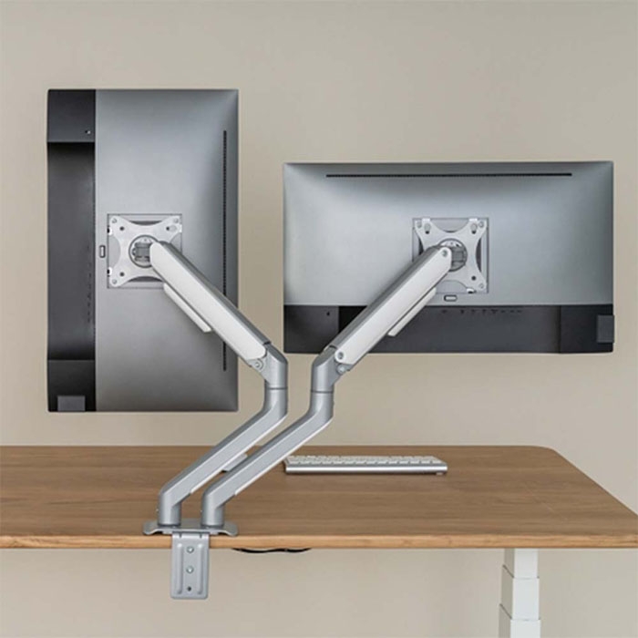 GIÁ TREO MÀN HÌNH MÁY TÍNH HUMAN MOTION T6PRO-2 - BLK - MÀU ĐEN (17 INCH - 32 INCH)