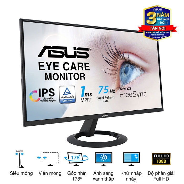 MÀN HÌNH ASUS VZ22EHE (21.45 INCH| FHD| IPS| 75HZ| 1MS)