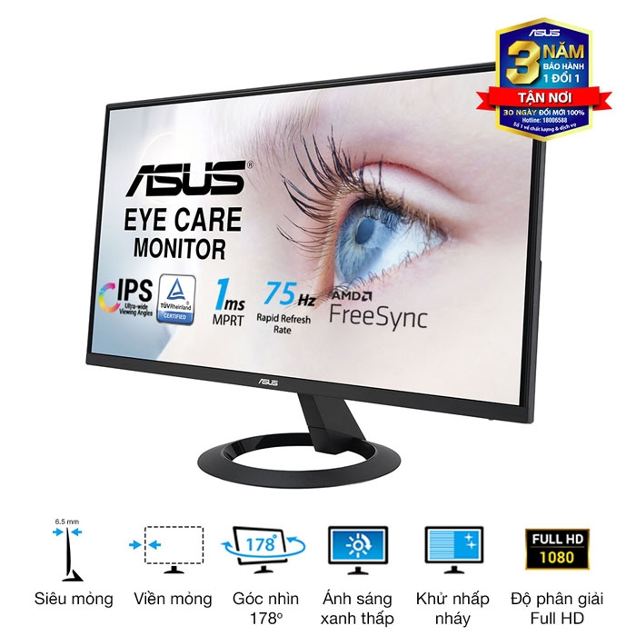MÀN HÌNH ASUS VZ22EHE (21.45 INCH| FHD| IPS| 75HZ| 1MS)