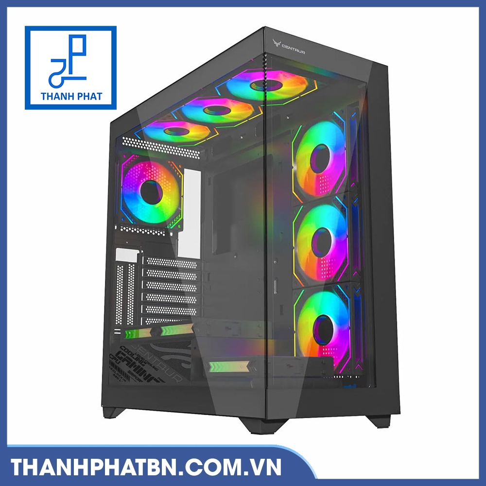 Vỏ case Centaur CT-Nova (Mid Tower/Màu TRẮNG/ĐEN) - No Fan