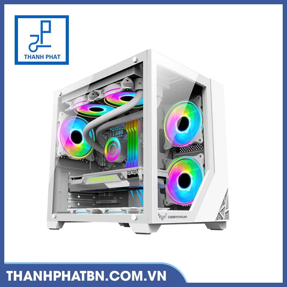 VỎ CASE CENTAUR TITAN (MATX/ MÀU TRẮNG/ĐEN)