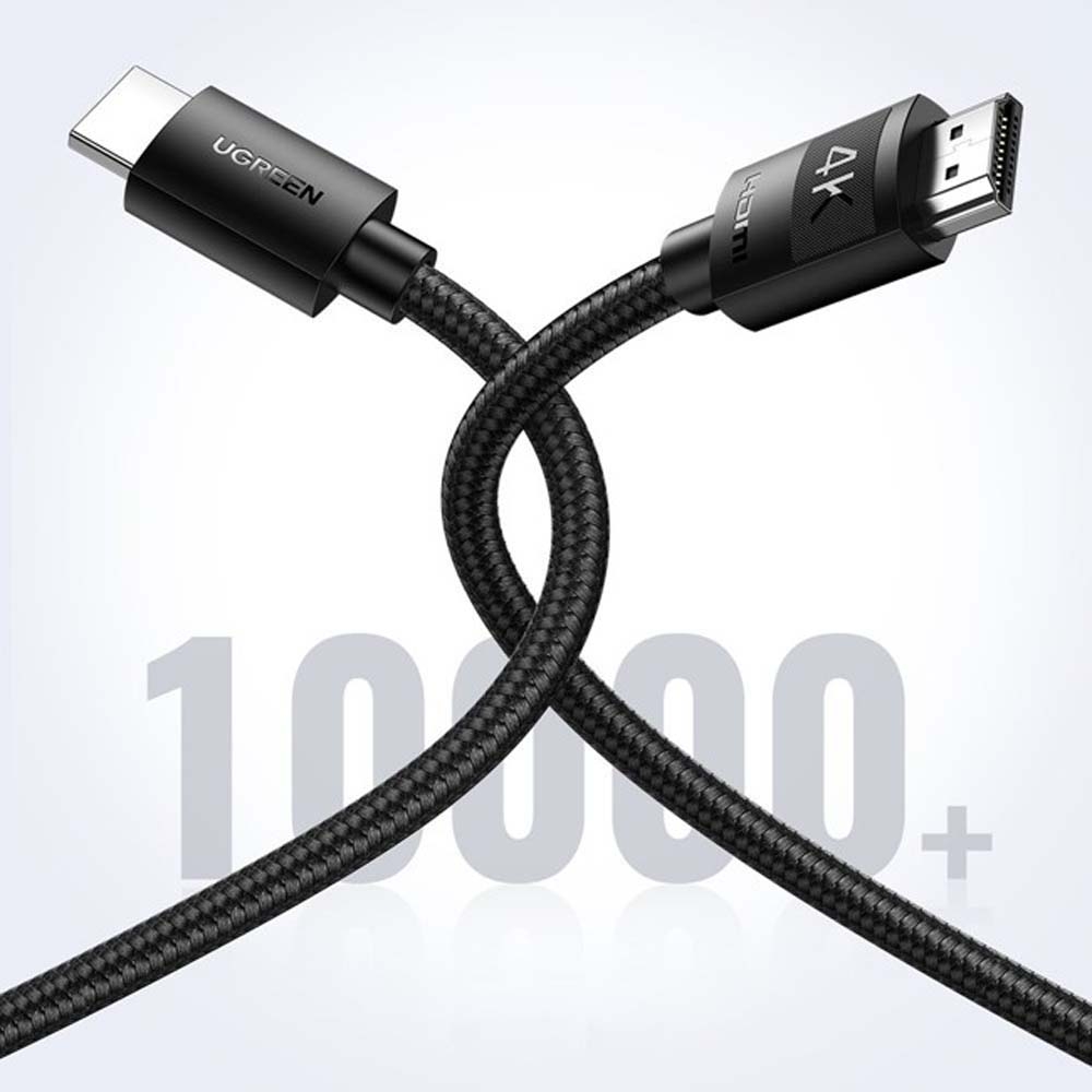 Cáp HDMI 2.0 bện nylon dài 1m 4K@60Hz Ugreen 30999