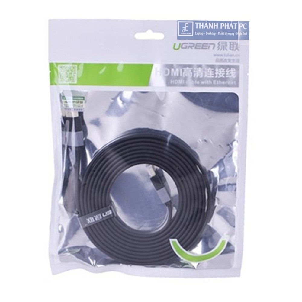 Cáp HDMI 1.2 Dẹt vỏ nhựa dài 1m 4K60Hz Ugreen 30108