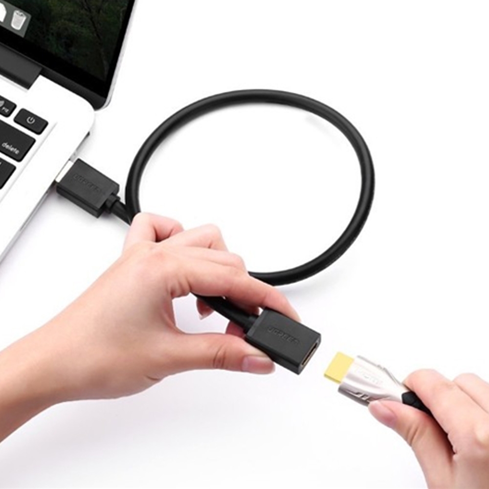 Cáp HDMI nối dài 0,5m hỗ trợ 4K Ugreen 10140