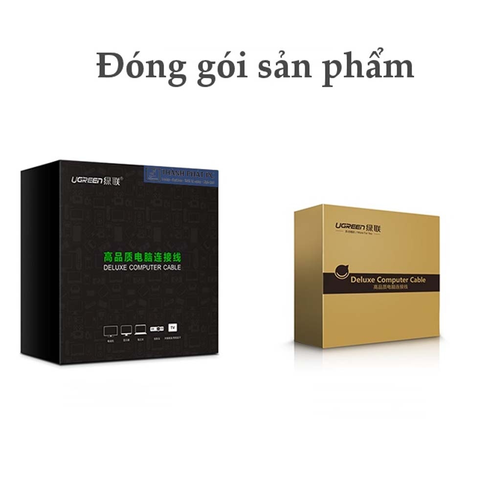 Cáp HDMI 2.0 Carbon Dài 3m 4K@60Hz Ugreen 50109