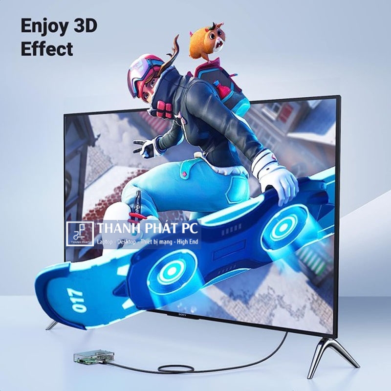 Cáp chuyển đổi Mini HDMI to HDMI dài 1m  8K60Hz Ugreen 15514
