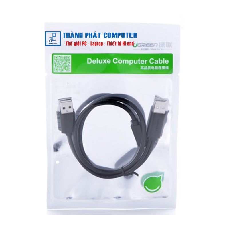 Cáp USB 2.0 to mini USB dài 1m có hỗ trợ nguồn Ugreen 10347