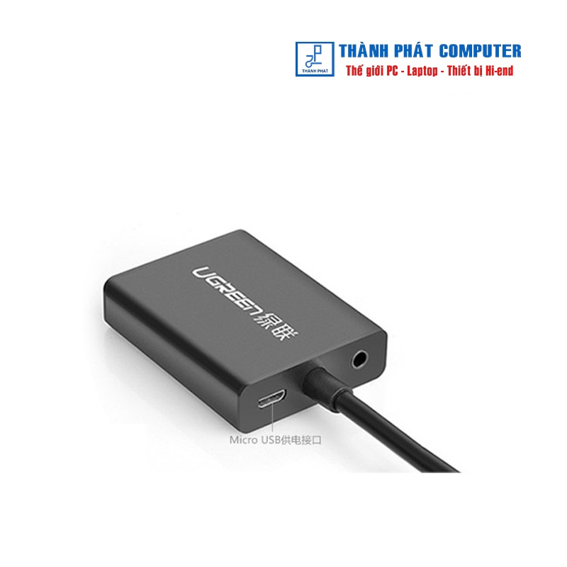 Cáp chuyển đổi HDMI to VGA có Audio Ugreen 40233