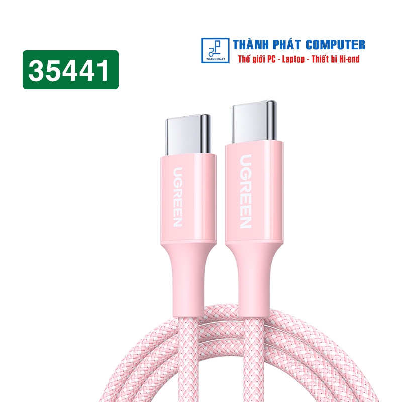 Cáp Type-C 60W dài 1m Ugreen (Nhiều màu)