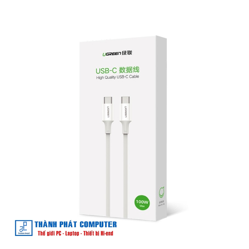 Cáp Type-C 100W 20V/5A dài 2m Ugreen 60552