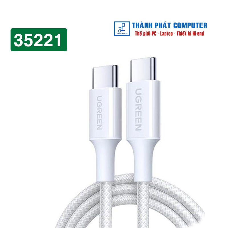 Cáp Type-C 100W dài 2m Ugreen (Nhiều màu)