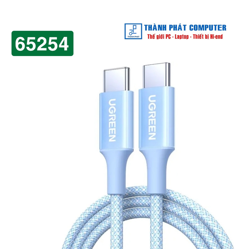 Cáp Type-C 100W dài 2m Ugreen (Nhiều màu)