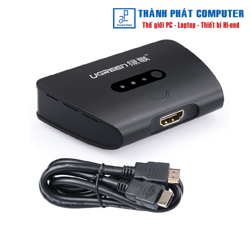 Bộ gộp HDMI 3 vào 1 ra hỗ trợ 3D Full HD Ugreen 40215