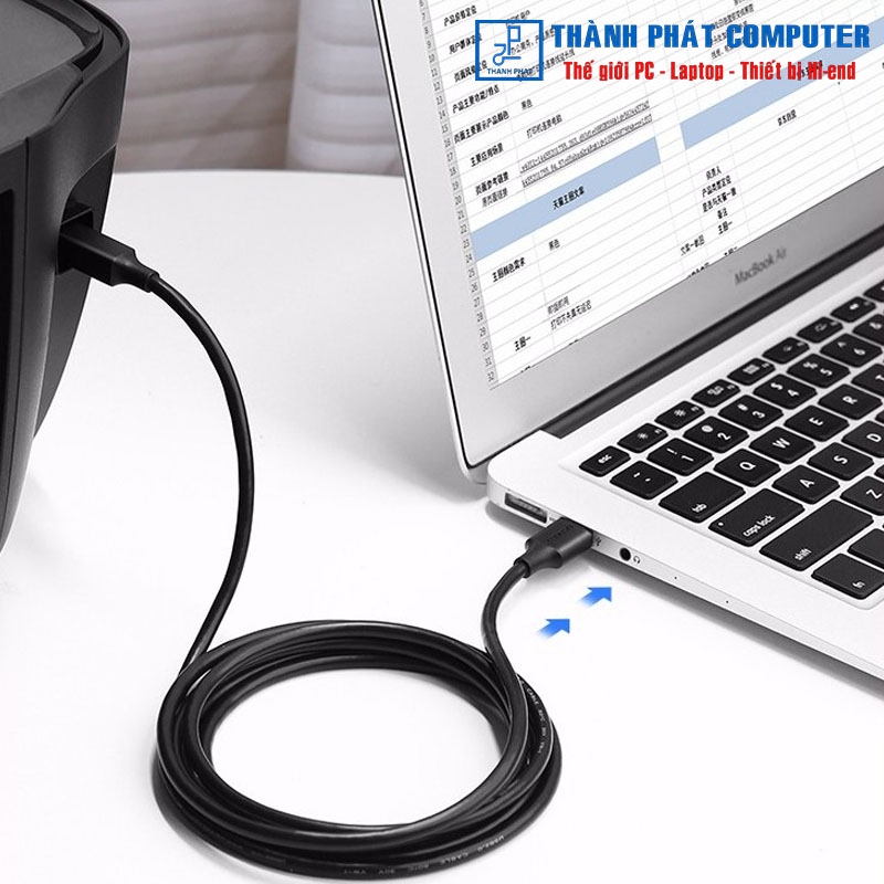 Cáp máy in USB 2.0 dài 5m Ugreen 10329