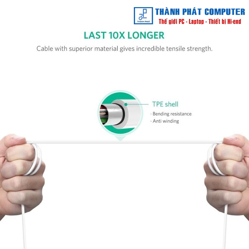 Cáp máy in chuẩn Type-C dài 1,5m  Ugreen 40417