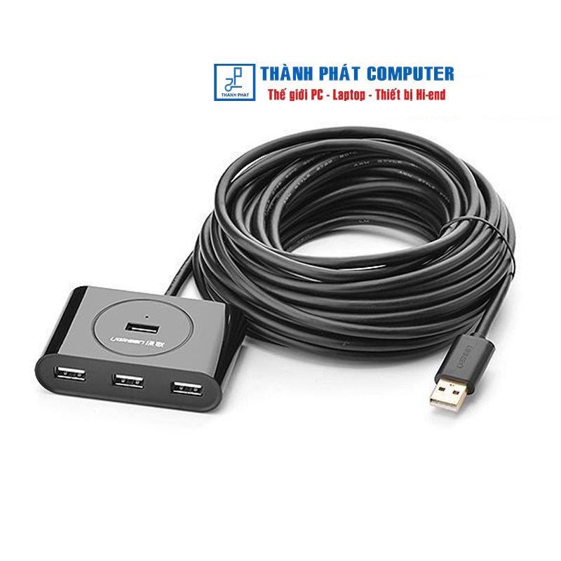 Bộ chia cổng USB 2.0 ra 4 cổng dài 10m Ugreen 20217