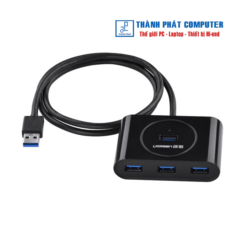 Hub USB 3.0 ra 4 cổng có nguồn dài 1m Ugreen 20291