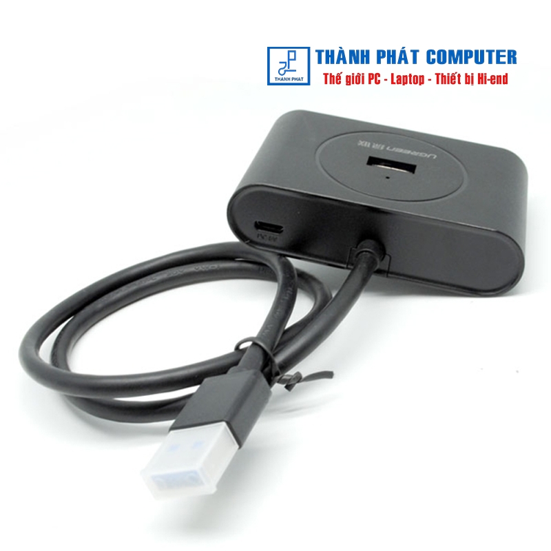Hub USB 3.0 ra 4 cổng có nguồn dài 1m Ugreen 20291
