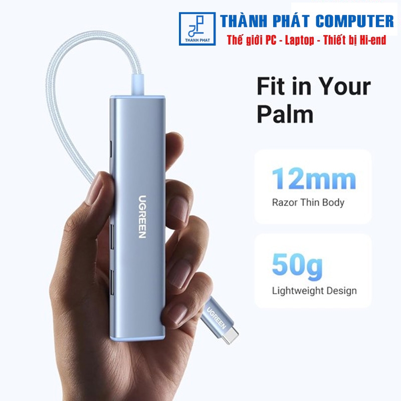 Hub USB Type-C Revodok 5 in 1 HDMI 4K@30Hz Ugreen 35581