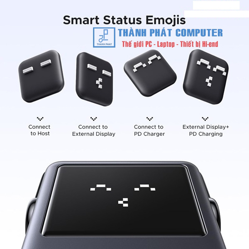 Hub Type-C Groovy Robot Uno 6 in 1 USB HDMI PD 100W Ugreen 35998