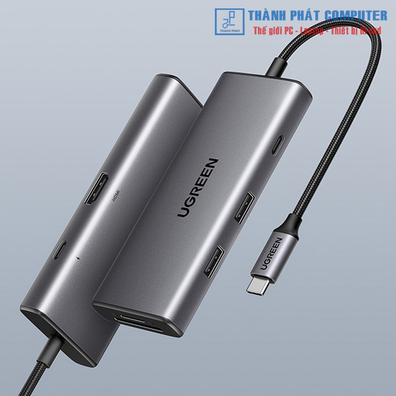 Hub Type-C 7 in 1 HDMI USB3.2 SD/TF  PD Ugreen 15531