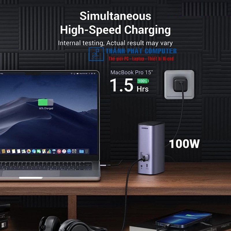 Hub 12 in 1 HDMI/DP/Gigabit Lan/USB/AUX/SD/TF/PD Ugreen 90325