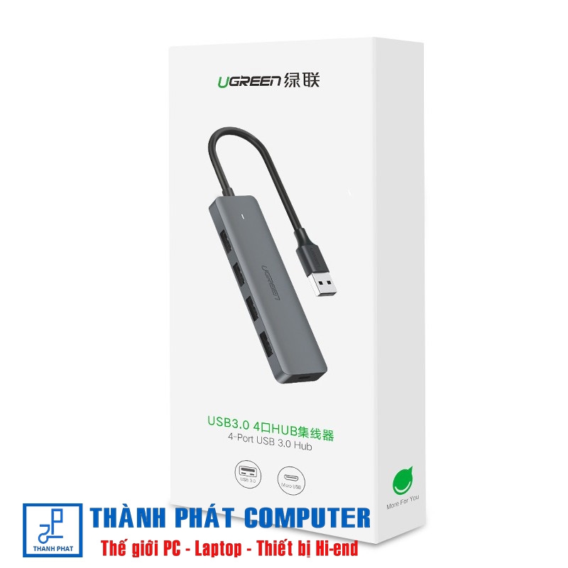 Hub USB ra 4 cổng USB 3.0 cấp nguồn USB-C 5V Ugreen 50985
