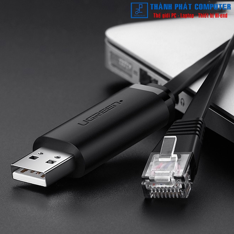 Cáp lập trình Console USB to RJ45 FTDI dài 1,5m Ugreen 50773