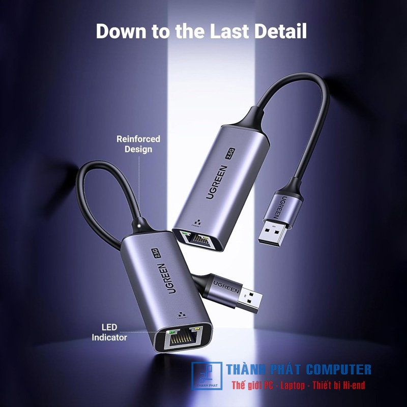 Cáp USB-A 3.0 to Lan 2.5 Gigabit Ugreen 25051