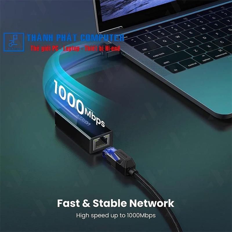 Cáp USB 3.0 to Lan 10/100/1000 Mbps Ugreen 20256