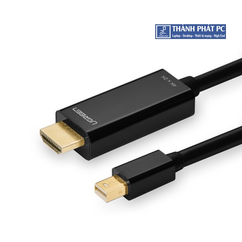 Cáp Mini DisplayPort (Thunderbolt) to HDMI dài 1.5m 4K Ugreen 20848