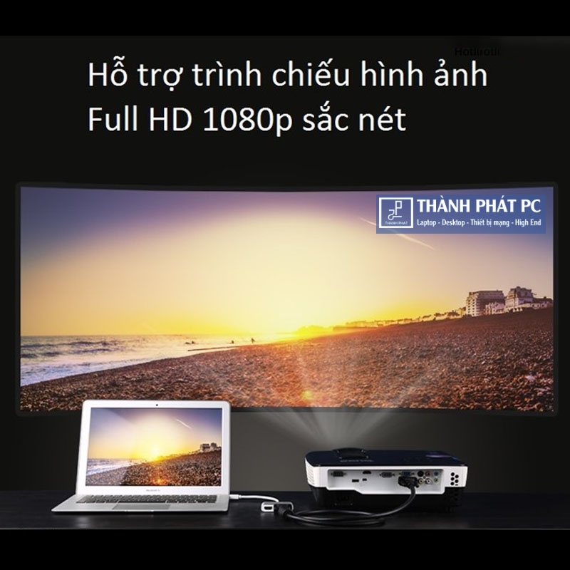 Cáp chuyển đổi Mini Displayport to HDMI và VGA Ugreen 20422